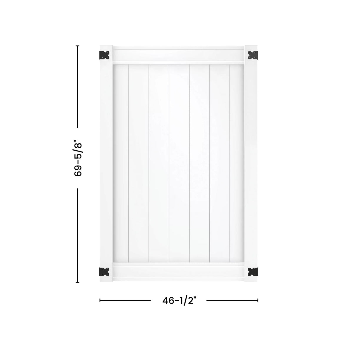 Vinyl Privacy Fence Gate P78329