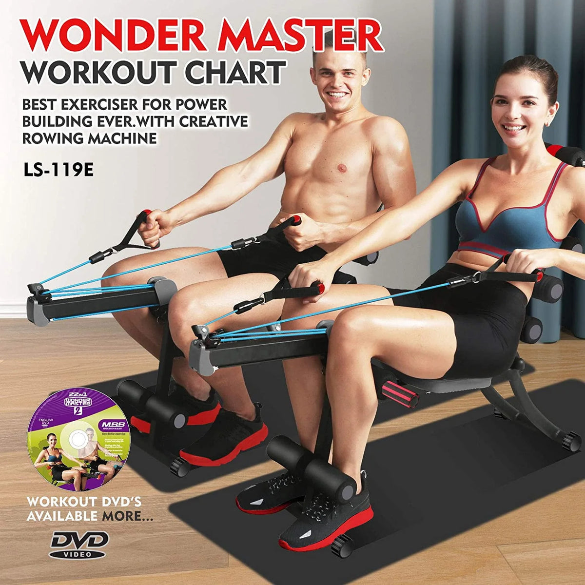 Foldable Adjustable 22 in 1 Abdominal Workout Chair H83226