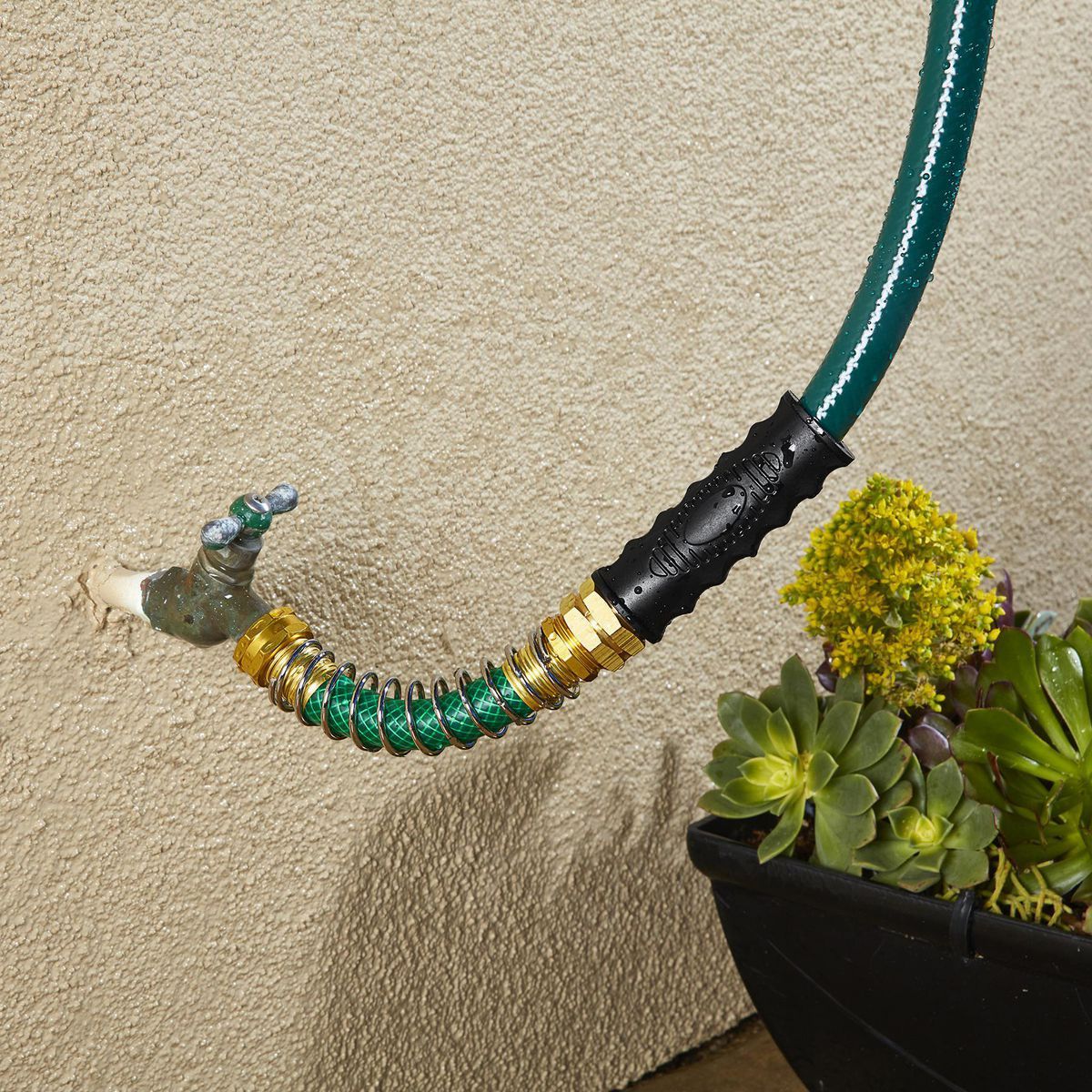 Coiled Spring Faucet Connector and Hose Saver V83058