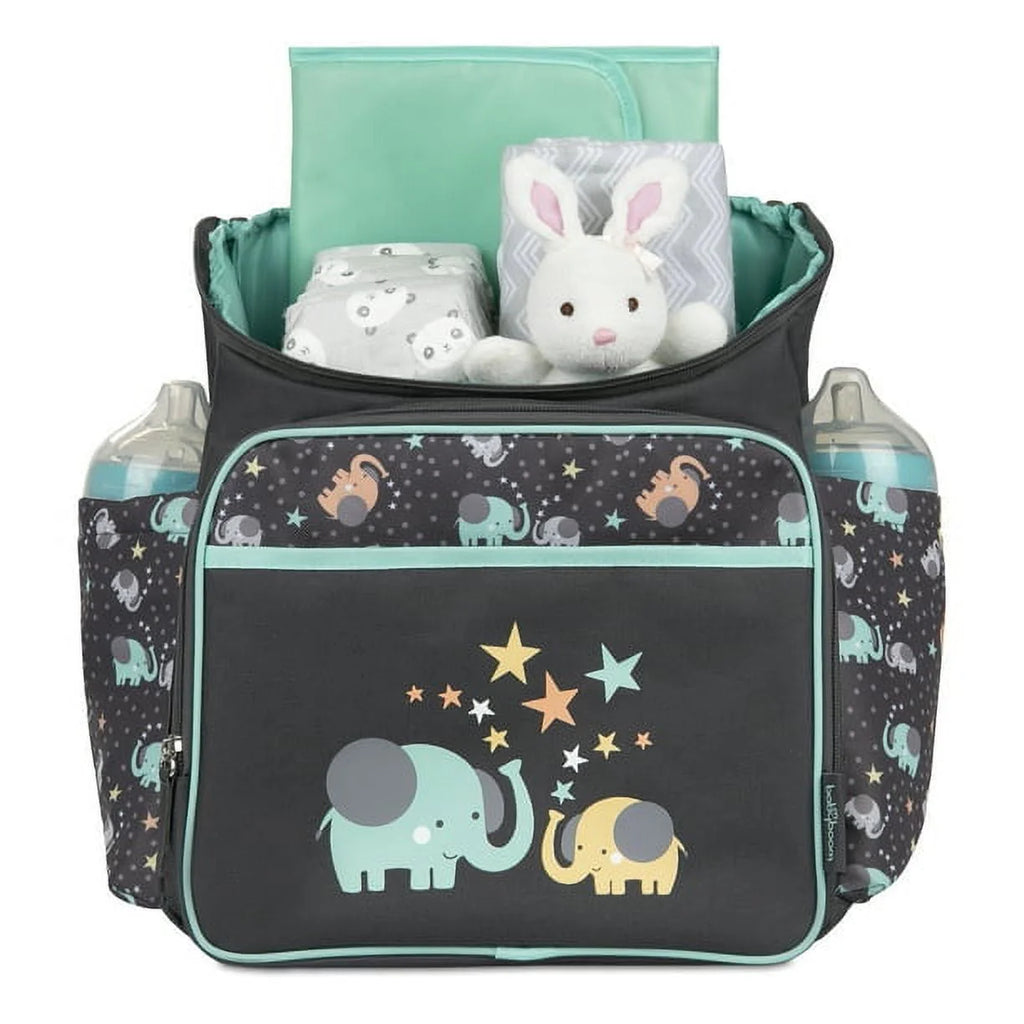 Elephant Print Diaper Bag V66627