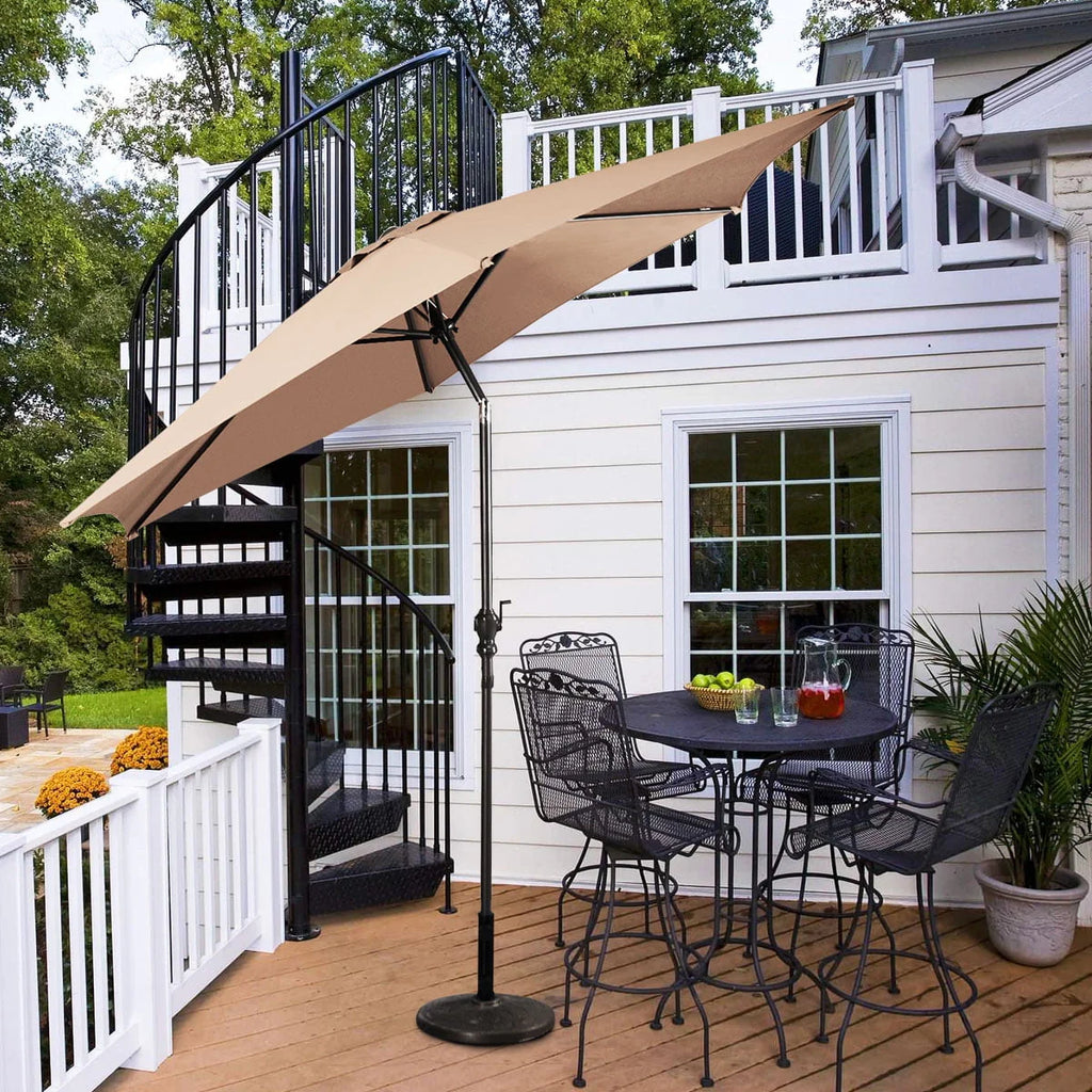 10FT Steel Tilt Patio Umbrella G1485