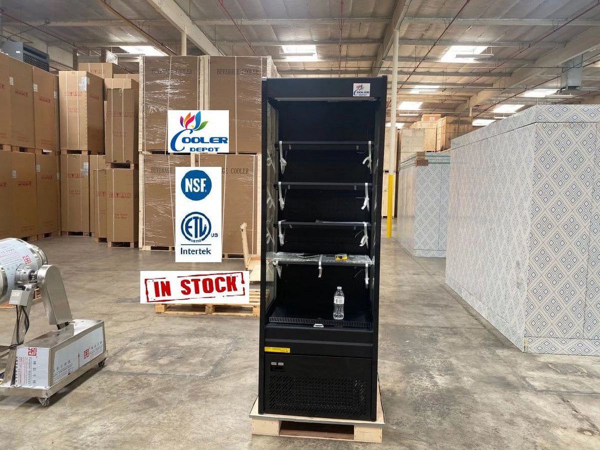 Commercial Open Air Curtain Merchandiser Refrigerator S159572