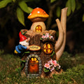 Garden Gnome Statue with LED Light I1492
