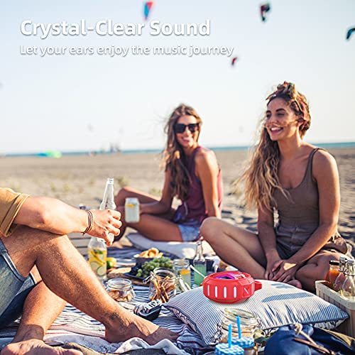 IP67 Waterproof Bluetooth Shower Speaker with LED Light O7151