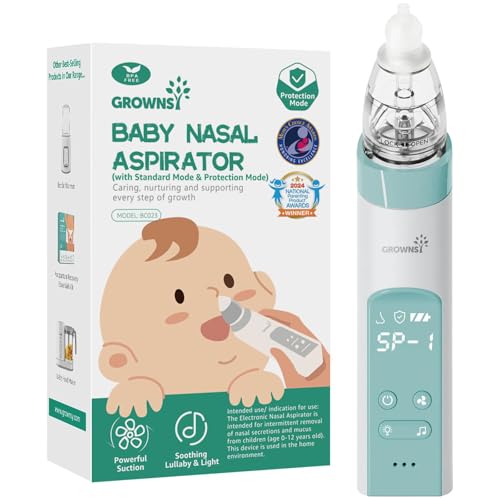 Baby Nasal Aspirator with 3 Soft Silicone Tips U357338
