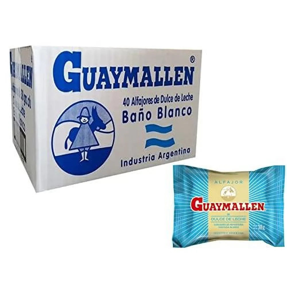 White Chocolate Alfajor with Dulce de Leche 38 g (Pack of 40) G4510