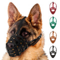 Leather Dog Muzzle Adjustable Breathable Medium Large Breeds I397