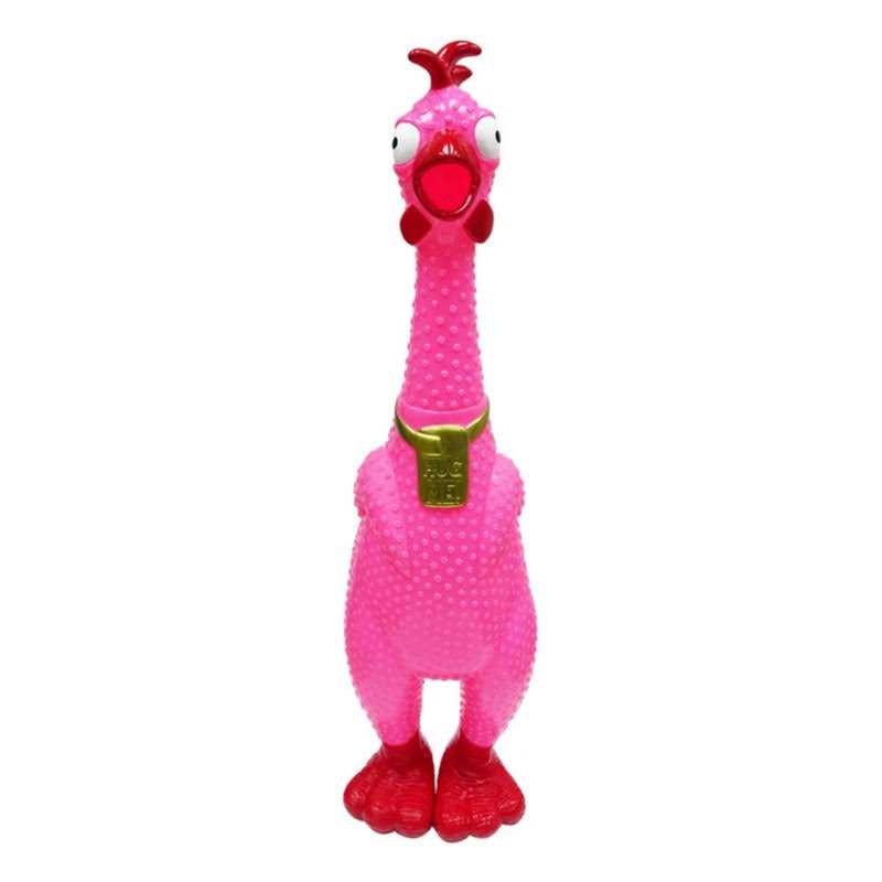 Squeaky Chicken Toy D498