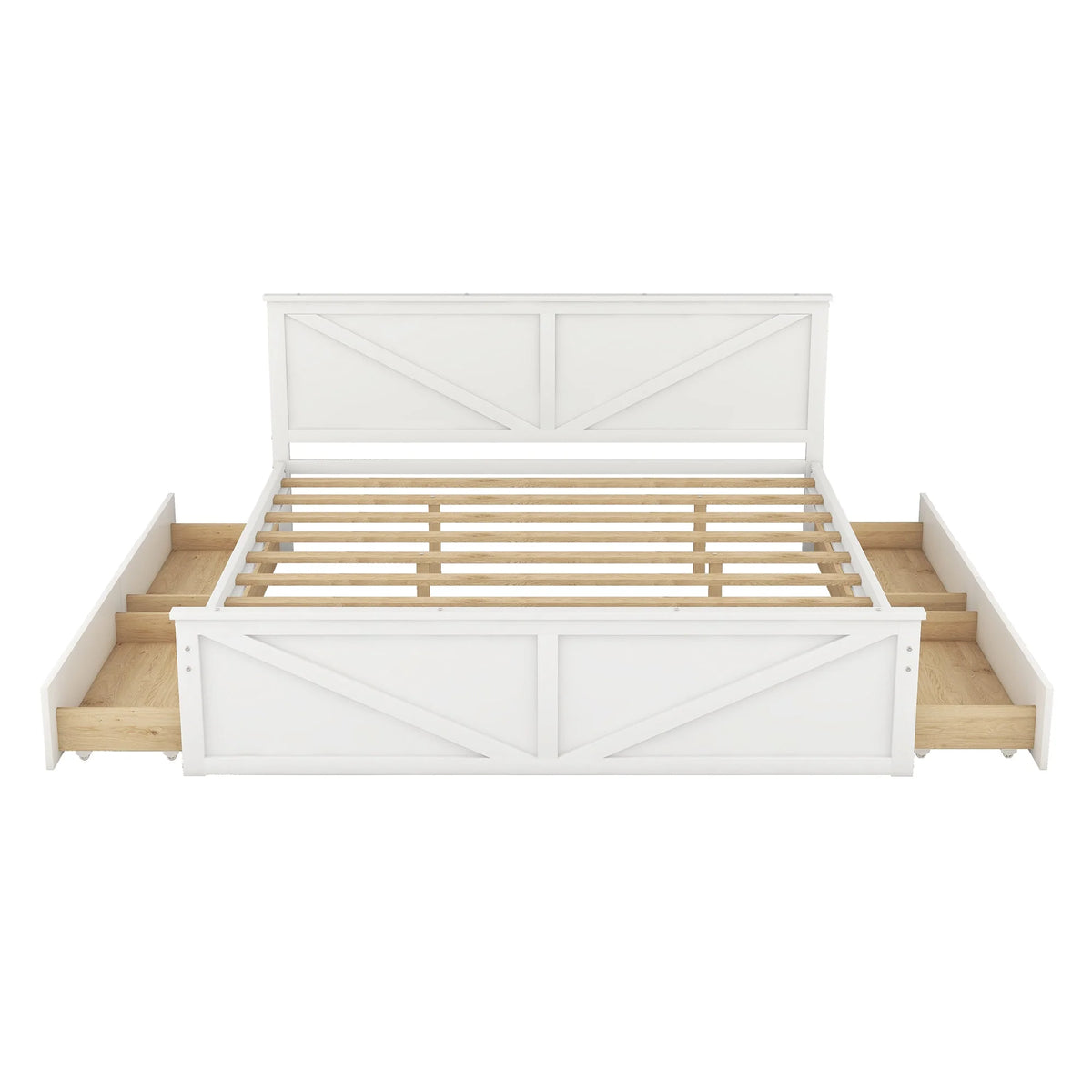 Wooden Platform Bed A51809