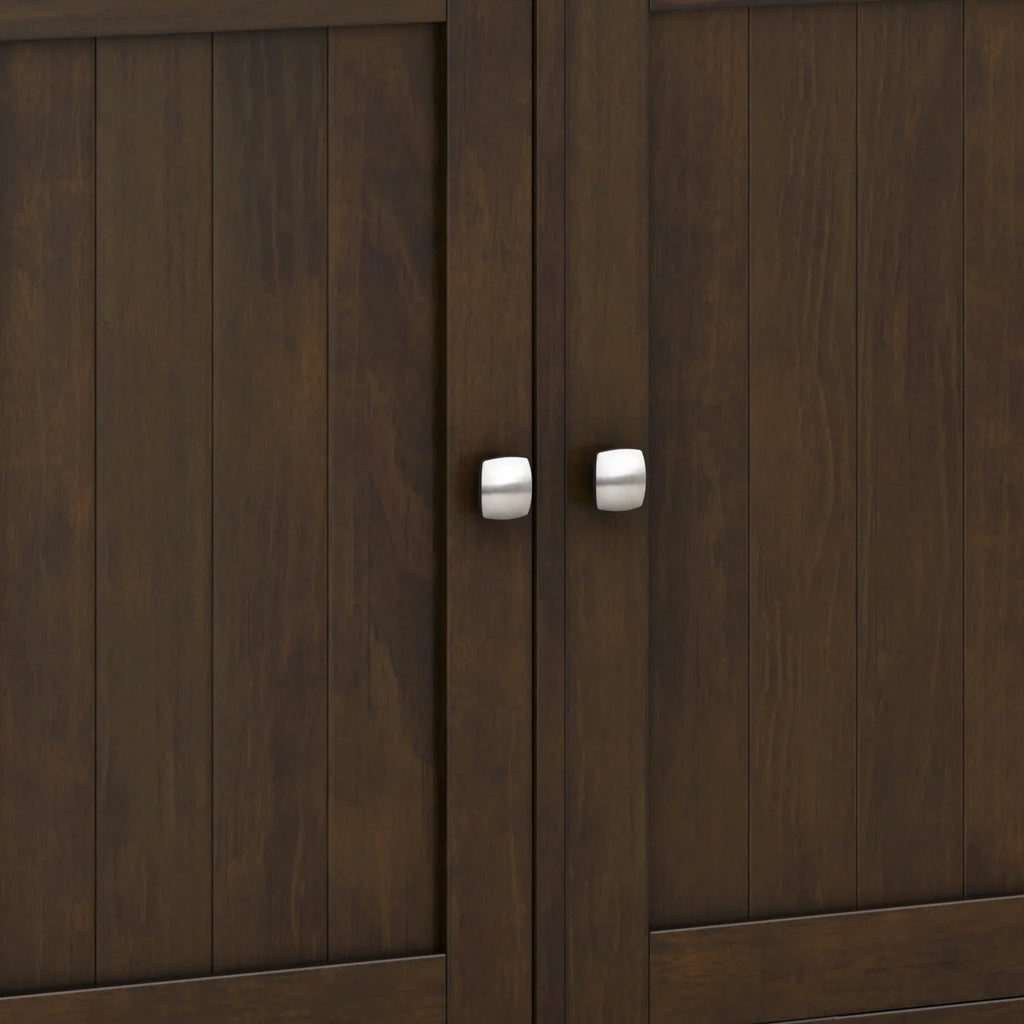 Solid Wood 51 inch Wide Entryway Storage Cabinet V678