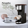 Single Serve Coffee Maker with 30 Oz Removable Reservoir, Black K138074