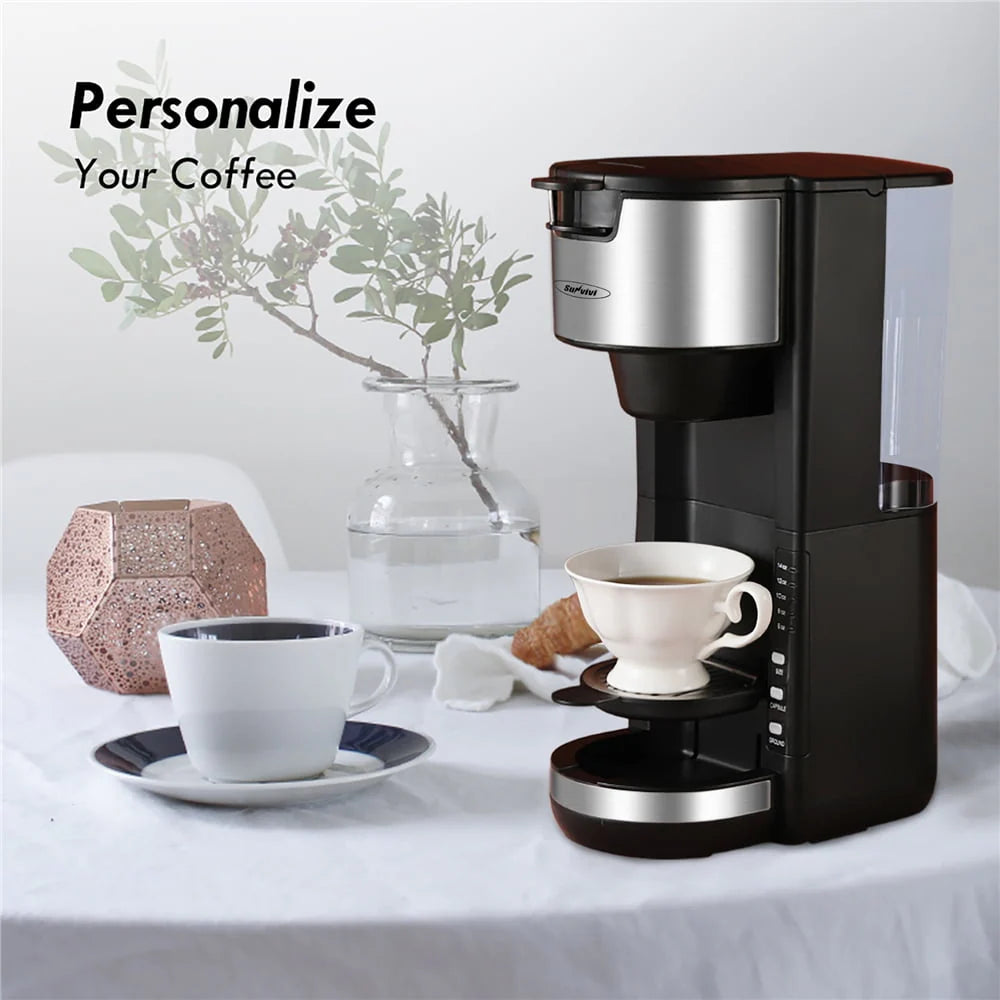 Single Serve Coffee Maker with 30 Oz Removable Reservoir, Black K138074