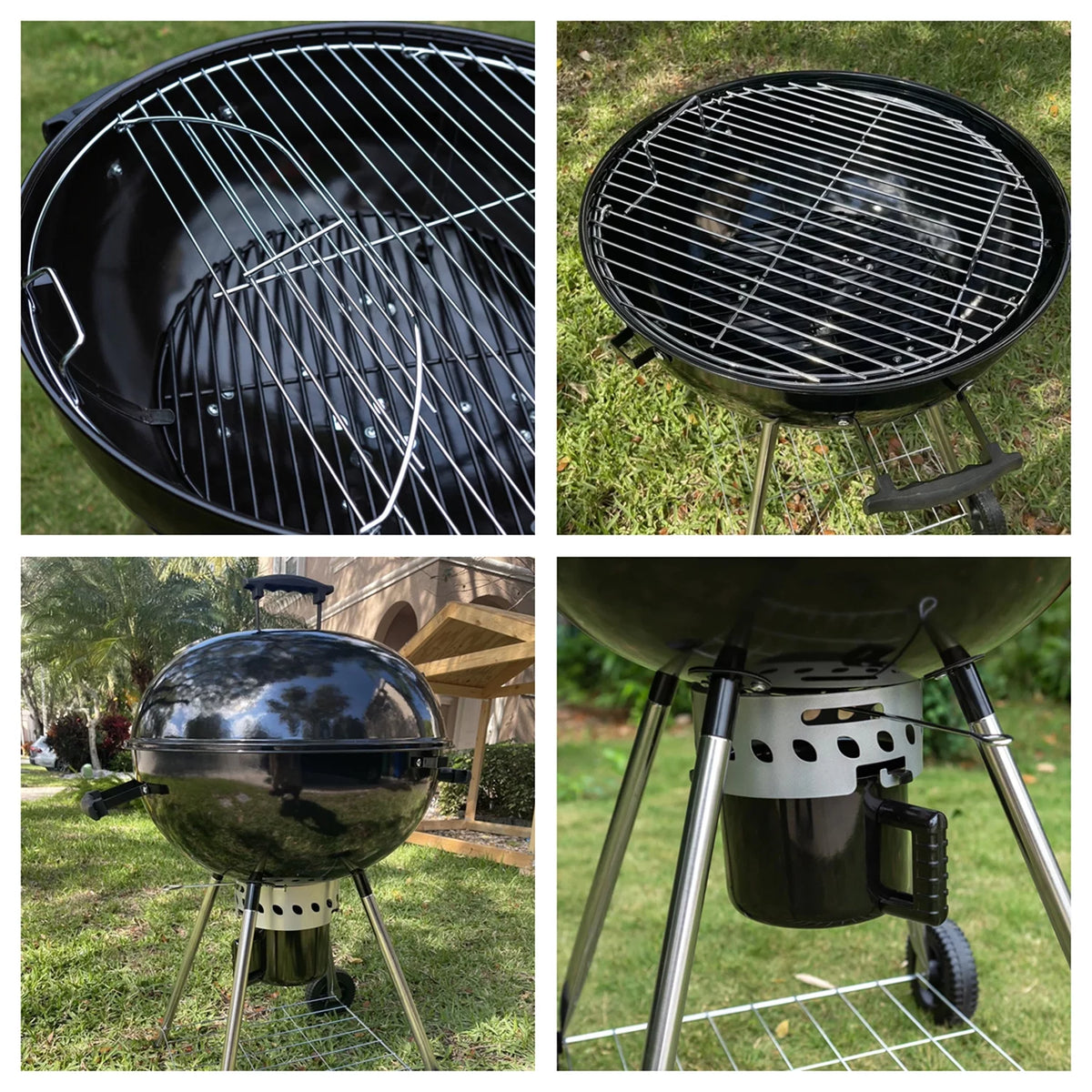 Portable Charcoal BBQ Grill W69239