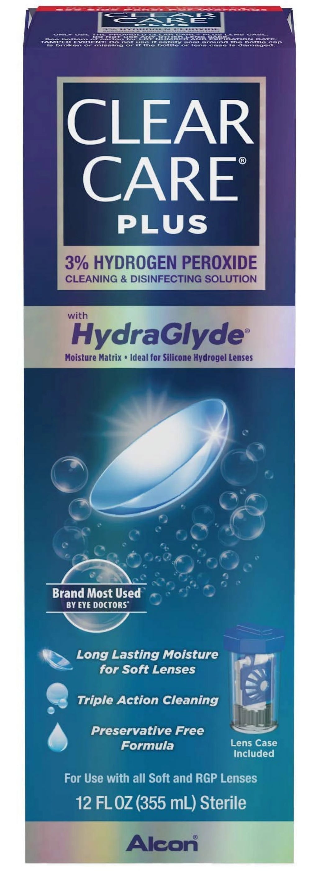 12 oz Contact Lens Cleaning and Disinfecting Solution P656248