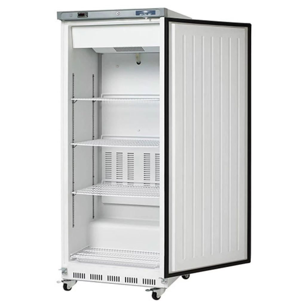 White Single Door Reach in Commercial Refrigerator 25 cu. ft. H630