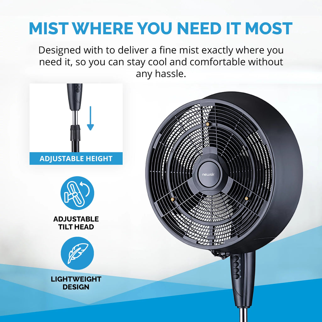 Outdoor Misting Fan & Pedestal Fan A22609