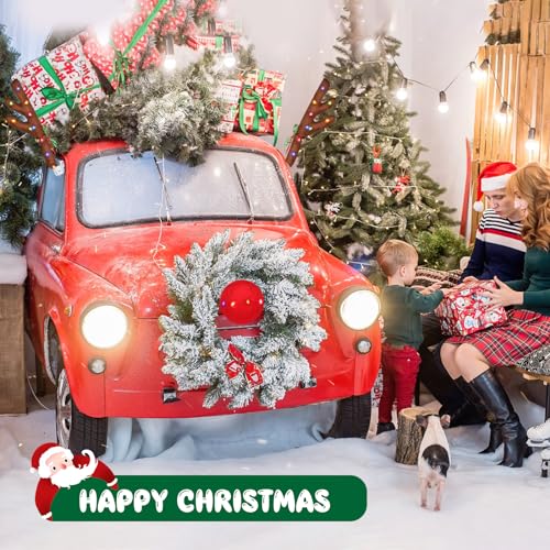 Christmas Reindeer Car Kit with LED and Jingle Bells X92184