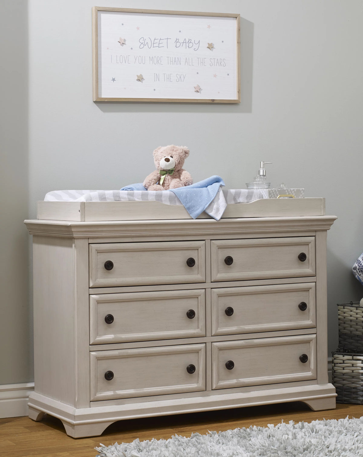 Wood Double Dresser B41422