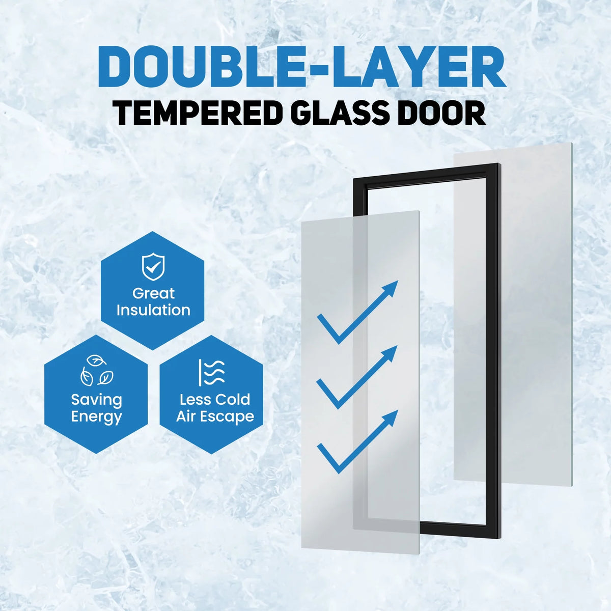 24'' Double Glass Door Merchandiser Refrigerator R631153