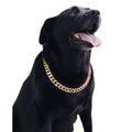 Gold Chain Cuban Link Dog Collar E111508