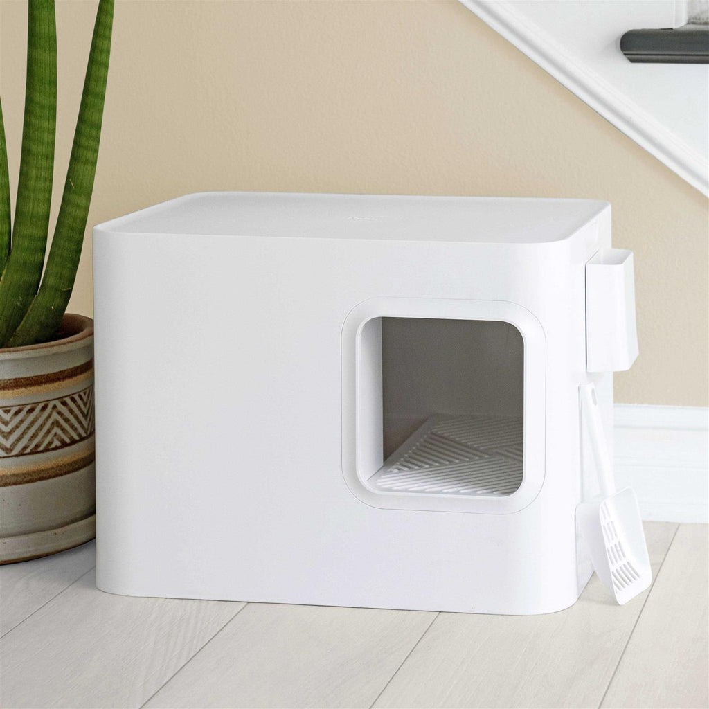 Cat Litter Box with Scoop and Holder H333874