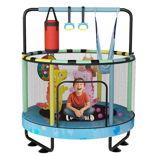 55" Trampoline with Safety Enclosure Net T39050