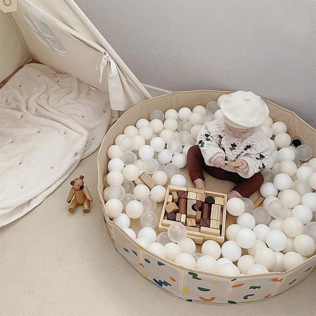 Collapsible Hard Plastic Dog Pool 32 Ball Pit J303096