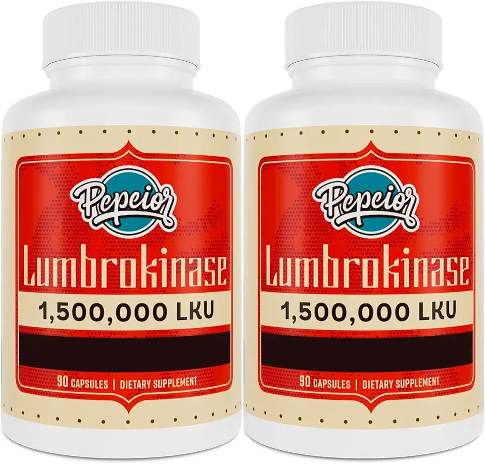 Lumbrokinase 200mg 90 Capsules 2 Bottles Y78976